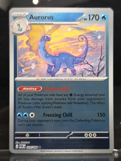 Pokemon Perfect Order: Aurorus 24/88 Rare Reverse Holo - Image 1