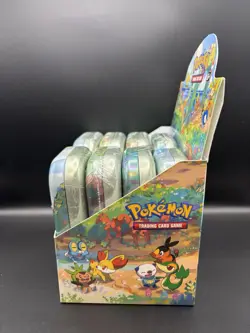 Pokemon TCG Celebrations Mini Tin Display 8 Mini Tins Sealed - OPEN DISPLAY - Image 3