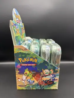 Pokemon TCG Celebrations Mini Tin Display 8 Mini Tins Sealed - OPEN DISPLAY - Image 5