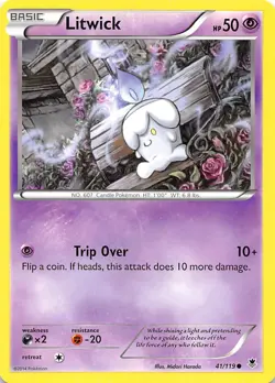 Litwick 41/119 XY Phantom Forces Pokemon 005993 - Image 1