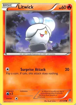 Litwick 21/135 Plasma Storm Pokemon 005926 - Image 1