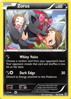 Zorua (90) 90/162 XY BREAKthrough Pokemon 005288 - Image 1