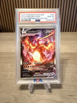 Pokemon Charizard VMAX SWSH261 Promo Holo PSA 10 2022 - Image 1