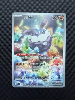 Carbink 242/217 NM/Mint Pack Fresh Ascended Heroes English Pokemon TCG - Image 1