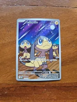 Pokemon Helioptile 143/132 Me01: Mega Evolution Full Art Holo Illustration Rare - Image 1