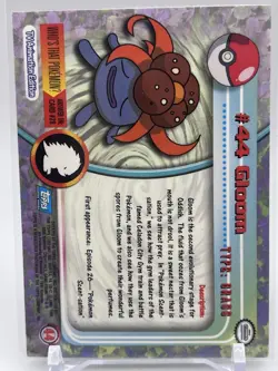 1999 Topps Pokemon Gloom #44 TV Animation Edition Blue Logo 1st Series - NM/LP - Image 2