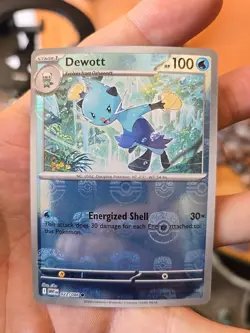 Pokemon TCG White Flare Dewott Master Ball Holo 022/086 - Image 1