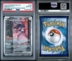 PSA 10 Genesect EX #169/086 Pokemon Black Bolt Special Illustration Rare - Image 1