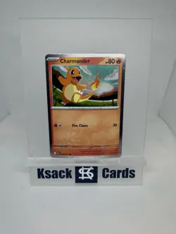 Pokemon TCG Mega Evolution Ascended Heroes Charmander 020/217 Cosmos Holo Promo - Image 1