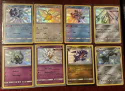 Pokemon TCG Lot Of 8 Shiny Holo Rares - Image 1