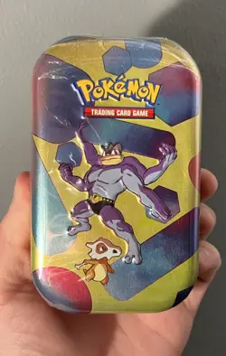 Pokemon TCG - Scarlet & Violet 151 Mini Tin - Machamp Cubone NEW - SEALED - Image 1