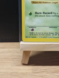 Pokemon TCG 1999 WOTC Base Set Shadowless Nidoran M 55/102 - Light Play - Image 5