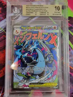 Mega Charizard X EX Promo 023 BGS 10 Pristine Ultra Premium Collection Pokemon - Image 2