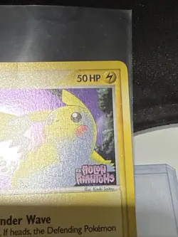 Pokemon Pikachu Holon Phantoms Stamped Holo #78 - Image 4
