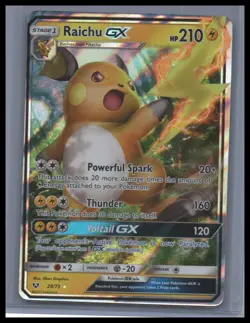 Raichu GX - Ultra Rare Shining Legends - 29/73 NM - Pokemon TCG - Image 1