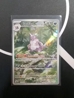 Nidoking 174 S&V 151 Holo Illustration Rare Full Art - Pokemon TCG - Image 1