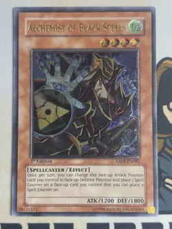 ABPF-EN082 Alchemist Of Black Spells Ultimate Rare 1st Edition YuGiOh! NM EURO - Image 3