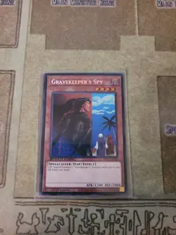 YUGIOH GRAVEKEEPER'S SPY SBC2-ENF10 SECRET 1ST ED NM SPEED DUEL VLP - Image 1