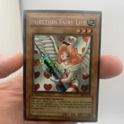 Injection Fairy Lily LOD-100 Legacy of Darkness 1st Edition Secret Rare #15 2003 - Image 1