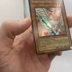 Injection Fairy Lily LOD-100 Legacy of Darkness 1st Edition Secret Rare #15 2003 - Image 5