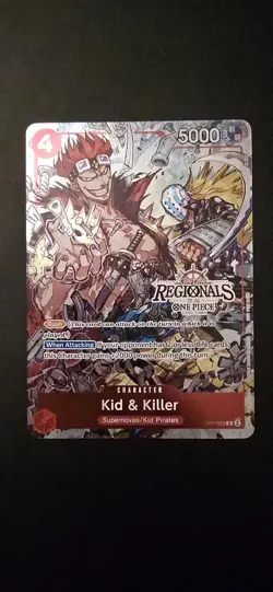One Piece TCG | Kid & Killer | Offline Regional 2025 Vol. 2 | Alt. Art - Image 1