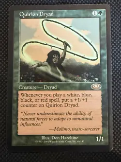 Quirion Dryad Magic The Gathering Planeshift Green Rare MTG - Image 1