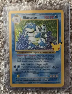 Pokemon Celebrations Blastoise Holo 2/102 Classic Collection 25th Anniversary NM - Image 1