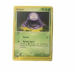 Pokemon TCG Grimer EX Dragon 57/97 Regular Common - Image 1
