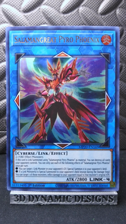 | Yugioh Salamangreat Pyro Phoenix MP20-EN169 1st Ultra 2020 Tin Of Lost NM 🔥 | - Image 1