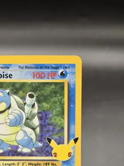 Pokemon TCG Blastoise 2/102 Celebrations 25th Anniversary Edition Holo Card - Image 3