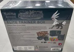 Pokemon SUN AND MOON CRIMSON INVASION Elite Trainer Box ETB New SEALED - Image 2