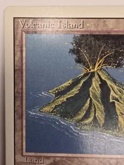 Volcanic Island Revised Dual Land MtG Magic the Gathering Reserved List NM- EX+ - Image 3