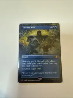 Force of Will (Borderless) Dominaria Remastered Regular - Image 1