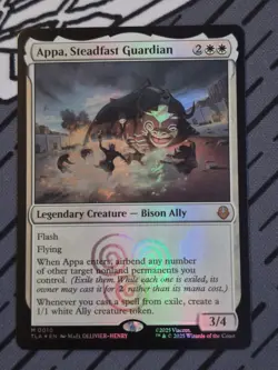 MTG - #0010 Appa, Steadfast Guardian Avatar: The Last Airbender Foil - Image 1