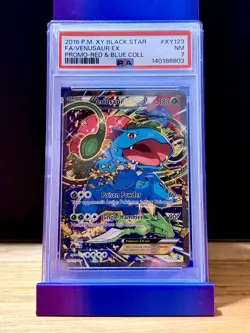 Venusaur EX - XY123 - PSA 7 - Black Star Promo 2016 - Pokemon TCG - Image 1