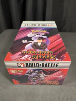 Pokemon TCG Sealed Build & Battle 10x Bundle Display Case Destined Rivals S&V - Image 1