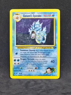Pokemon Gym Challenge Giovanni's Gyarados 5/132 (LP) - Image 1
