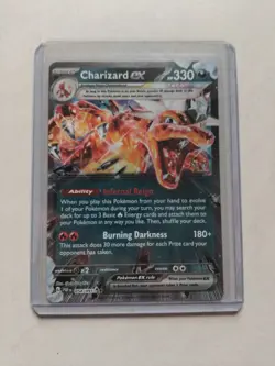 Charizard ex - 054/091 - Double Rare - Paldean Fates - Pokemon Card - NM - Image 1