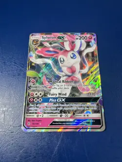 Sylveon GX 92/145 Guardians Rising Pokemon Card NM - Image 1