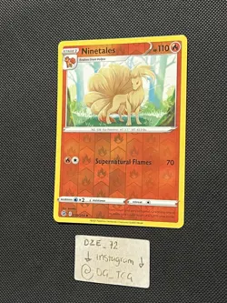 Pokemon Fusion Strike - Ninetales - 030/264 - Reverse Holo - M/NM - Image 4