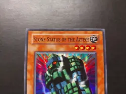 Yugioh - Stone Statue of the Aztecs AST-014 Super Rare 1st Edition - Image 2