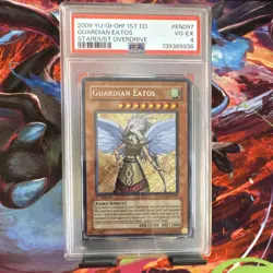 Guardian Eatos SOVR-EN097 Stardust Overdrive 1st Ed Secret Rare PSA 4 Yu-Gi-Oh! - Image 1