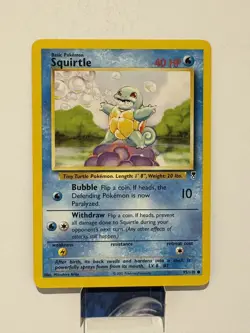Squirtle Legendary Collection Set 2002 Pokemon Card 95/110 Nintendo - NM - Image 1