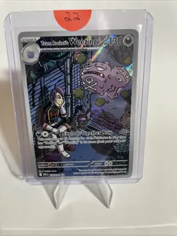 Team Rocket's Weezing 199/182 - IR - Destined Rivals - Pokemon TCG NM Card - Image 1