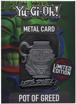 Yu-Gi-Oh! Limited Edition Collectable Pot Of Greed Metal Card - Image 4