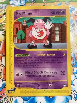 Mr. Mime 95/147 Common Aquapolis Pokemon TCG - Image 1