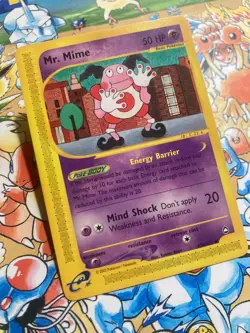 Mr. Mime 95/147 Common Aquapolis Pokemon TCG - Image 2