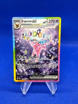 Pokemon SV Prismatic Evolutions Espeon ex 155/131 Special Illustration Rare NM - Image 1