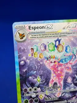 Pokemon SV Prismatic Evolutions Espeon ex 155/131 Special Illustration Rare NM - Image 3