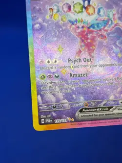 Pokemon SV Prismatic Evolutions Espeon ex 155/131 Special Illustration Rare NM - Image 5